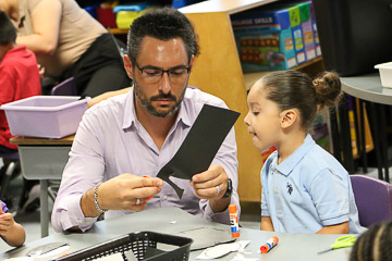 Students using tablets